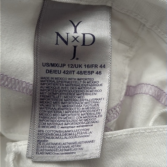 Not Your Daughter’s Jeans NYDJ Dayla cuffed capri white jeans - Picture 6 of 14